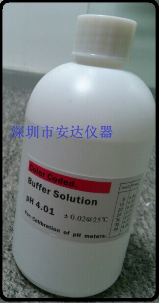 PH4.01标准液/电极校正专用500mL